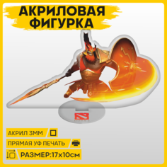 Фигурка из акрила статуэтка игра Дота 2 Dota 2 Марс Mars 17х10см 1-я Наклейка