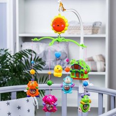 Уценка Мобиль музыкальный «Пряничный Домик №2», заводной, цвет микс