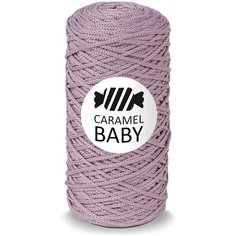 Шнур полиэфирный Caramel Baby 2мм, Цвет: Роуз, 200м/150г, шнур для вязания карамель бэби
