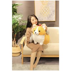 Мягкая Игрушка Корги Собака 60 см, Плюшевый Питомец Yuma Toys