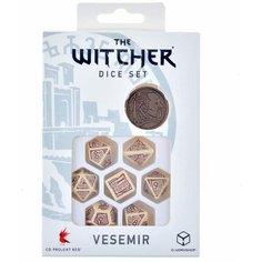 Набор кубиков для настольных ролевых игр Q-Workshop The Witcher Dice Set Vesemir - The Old Wolf, 7 шт.