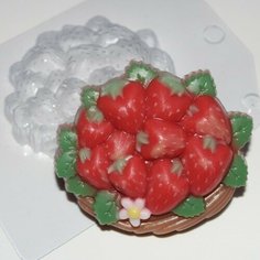 Корзина клубники - форма для мыла пластиковая Ex Di Rt Y