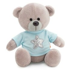 Мягкая игрушка Медведь Топтыжкин звезда, цвет серый 25 см Orange Toys