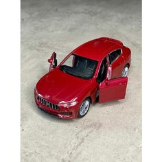 Металлическая машинка Welly MASERATI LEVANTE Мазерати Леванте, инерционная, цвет Красный