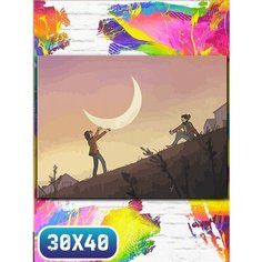 Картина по номерам на холсте мультсериалы южный парк - 12162 30х40