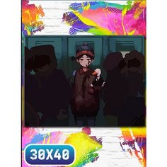 Картина по номерам на холсте мультсериалы южный парк - 12164 30х40