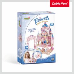 3D пазл Замок Принцессы Princess Garden для девочки Cubic Fun