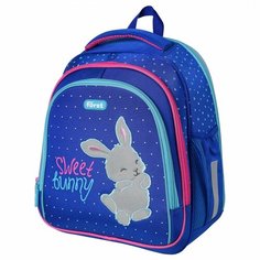 Ранец школьный Forst F-BASE "Sweet bunny" 36x29x17см, 3 отделения, 2 кармана, анатомическая спинка (FT-RY-020103)