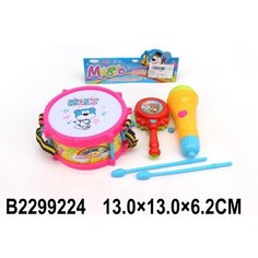 Набор музыкальных инструментов 3598-3 в пак. Китайская игрушка1