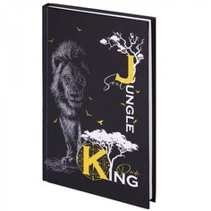 Блокнот 80л, А5 Staff "Lion", клетка, твердая обложка (114412), 20шт.