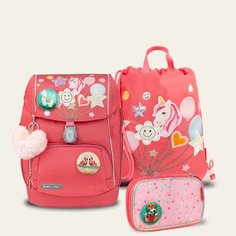 Школьный ранец Belmil Comfy Plus "ROSE QUARTZ" с наполнением, серия 405-73-03-SET
