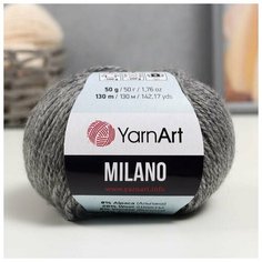 Пряжа "Milano" 8процентов альпака, 20процентов шерсть, 8процентов вискоза, 64процентов акрил 130м/50гр (868) Нет бренда
