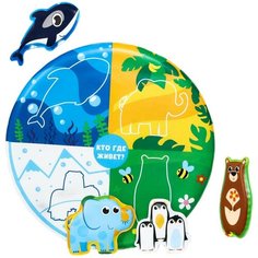 Развивающие игрушки, Крошка Я "Кто где живёт?", развивающие игрушки