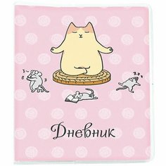Дневник 48л Lucky diary. Дизайн 5 облож. съемная из прозрачного гибкого пластика Канц Эксмо