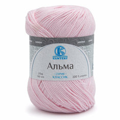 Пряжа для вязания Камтекс Альма, 50г, 170м (100% хлопок) (293 розовый песок), 5 мотков