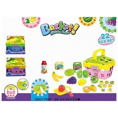 Набор фруктов 261-8 в корзинке-сортере Китайская игрушка2