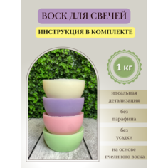 Воск для свечей / Микс 11 / 1 кг Hobbyscience.Ru