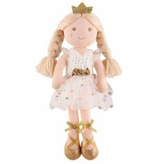 Мягкая игрушка Maxitoys, Кукла Принцесса Ханна в Белом Платье, 38 см, в п 38x12x9 см