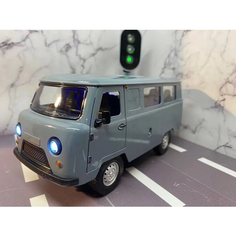 Игрушка детская УАЗ 452 "Буханка" Металлическая инерционная машинка / масштаб 1:24 Toys