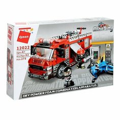 Конструктор Огнеборцы «Пожар на заправке», 275 деталей (комплект из 2 шт) Qman