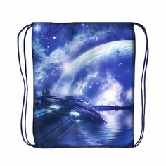 Мешок для обуви 420 х 340 мм, МСО-5С, (мягкий полиэстер, плотность 210D) Нет бренда