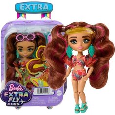 Кукла Barbie Travel Doll Extra Fly 13.72 см Beach Fashion