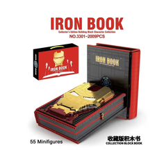 Конструктор Книга Железного Человека 55 фигурок King / 2009 деталей Toys