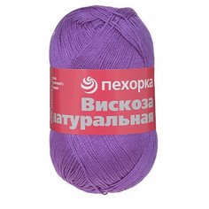 Пряжа Пехорка Вискоза натуральная / 78 фуксия - 2 мотка