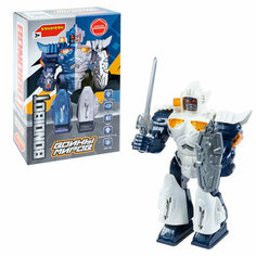 Робот воины миров, BONDIBOT Bondibon , свет, звук, движение, смена лица, ВOX 29,5х18,8х8см, цвет бе