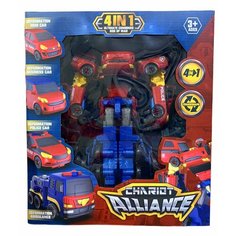 Тобот Chariot ALLIANCE 4 в 1 Трансформер Робот. 20 см. нет