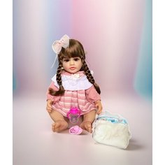 Кукла реборн девочка Джессика 55 см (силиконовая) 0 Ykki