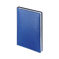 Набор из 12 штук Ежедневник Альт VELVET A5 146х206мм недатированный искусственная кожа 136л белые страницы белый срез книжный переплет линейка синий