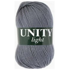 Пряжа Vita Unity Light серый (6042), 52%акрил/48%шерсть, 200м, 100г, 2шт
