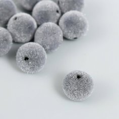 Бусины для творчества бархатное напыление "Маренго" набор 10 шт d=1,4 см ТероПром