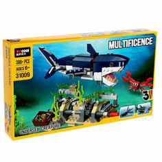 Конструктор Дино «Мегалодон», 388 деталей Jisi Bricks (Decool)