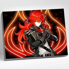 Картина по номерам 30х40 Геншин Дилюк Silver Toys