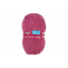 Пряжа Семеновская Svetlana Wool (Светлана ЧШ) фуксия_v2 (70050), 95%шерсть/5%акрил, 250м, 100г, 2шт