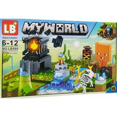 Конструктор для мальчика Minecraft My World, 147 детали, совместим с Лего LEGO LB+