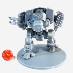 Игровая фигурка Дредноут Ультрамаринов 90 мм (Ultramarines Dreadnought) Warhammer 40k/Вархаммер 40к Нет бренда
