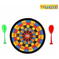 Дартс «От 1 до 100», на липучках Noname