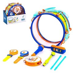 Набор музыкальных инструментов «Зверята», 9 предметов КНР