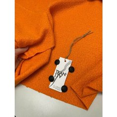 Ткань Костюмный однотонный шерстяной твид, 1 м. Noname