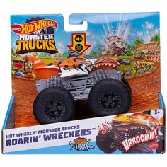 Игровой набор Mattel Hot Wheels Монстр трак увеличенные главные герои со светом и звуком №2 HDX60-2