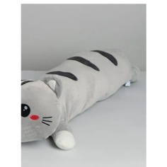 Мягкая игрушка-подушка «Кот», 75 см, цвет серый Battoys