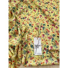 Ткань Блузочно-плательная креповая принтованная вискоза, 1 м. Noname