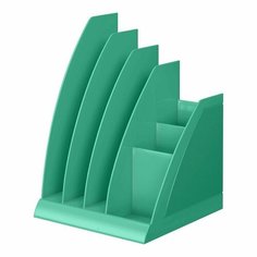 Подставка для бумаг пластиковая ErichKrause Regatta, Pastel Bloom, зеленый