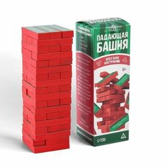 Настольная игра "Падающая башня. Арбузное настроение", 54 бруска с наклейками, 6+ Pro Market
