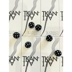 Пуговица обтяжная на металлической ножке, 1 шт. Noname