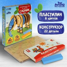 Аппликация пластилином «Слоник» Лесная мастерская