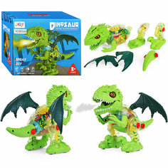 Конструктор динозавр M8018-65 "Древний мир" с отверткой, в коробке Oubaoloon